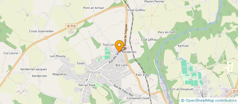 localisation de l'entreprise MONSIEUR CYRILLE LAFON  PLOUISY