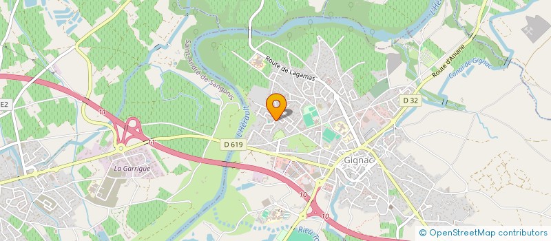localisation de l'entreprise MONSIEUR CYRILLE LAGARDE à GIGNAC
