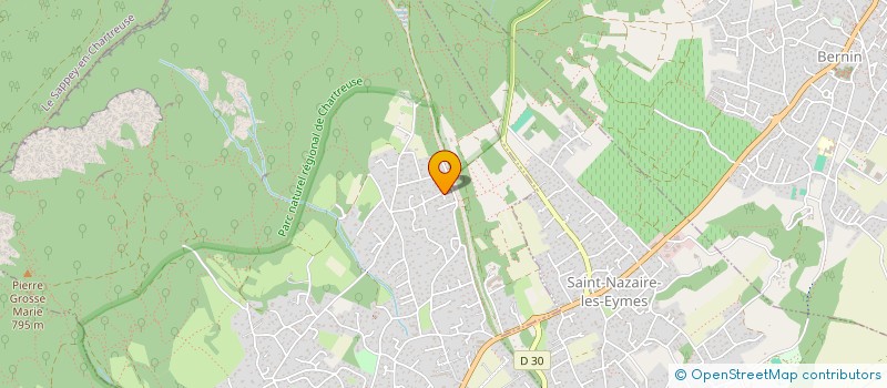 localisation de l'entreprise MONSIEUR CYRILLE LANNEZ  SAINT-ISMIER