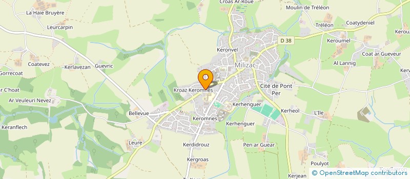 localisation de l'entreprise MONSIEUR CYRILLE LAURENT à MILIZAC-GUIPRONVEL