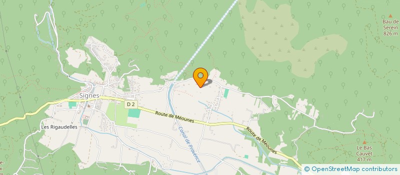 localisation de l'entreprise MONSIEUR CYRILLE LE BARBIER  SIGNES