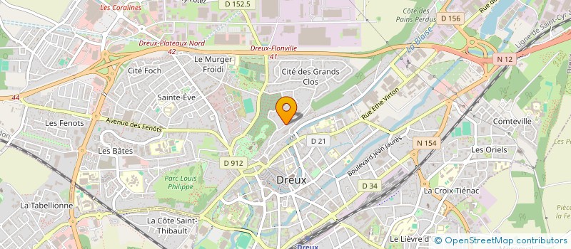 localisation de l'entreprise MONSIEUR CYRILLE LE FLOCH à DREUX