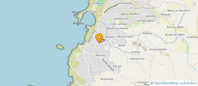 localisation de l'entreprise MONSIEUR CYRILLE LE SAUX  PLOUARZEL
