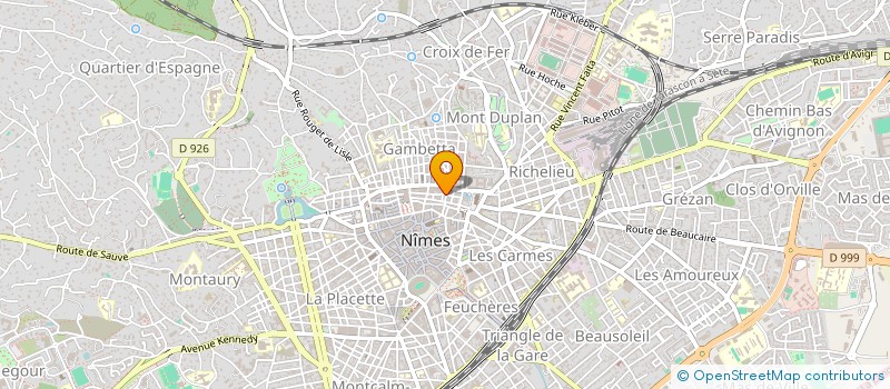 localisation de l'entreprise MONSIEUR CYRILLE LEBEAU à NIMES