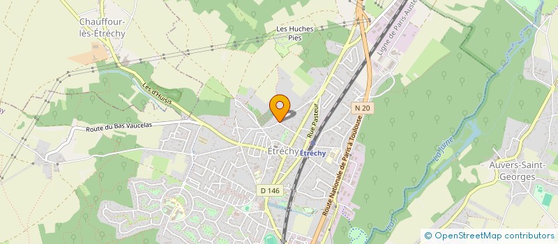 localisation de l'entreprise MONSIEUR CYRILLE LEBRETON  ETRECHY