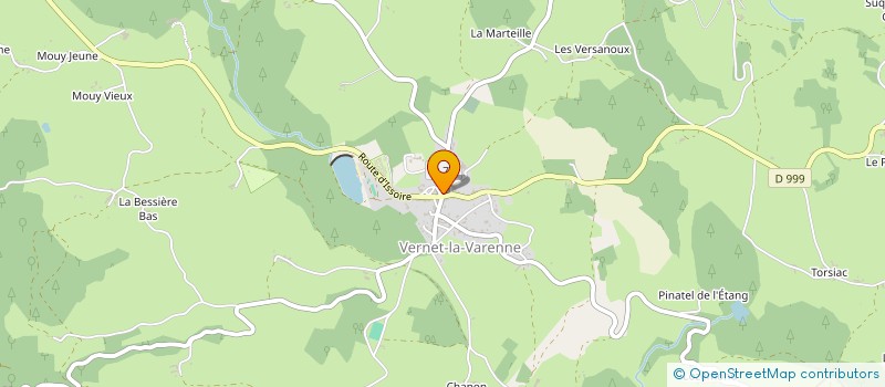 localisation de l'entreprise MONSIEUR CYRILLE LECOMTE  LE VERNET-CHAMEANE