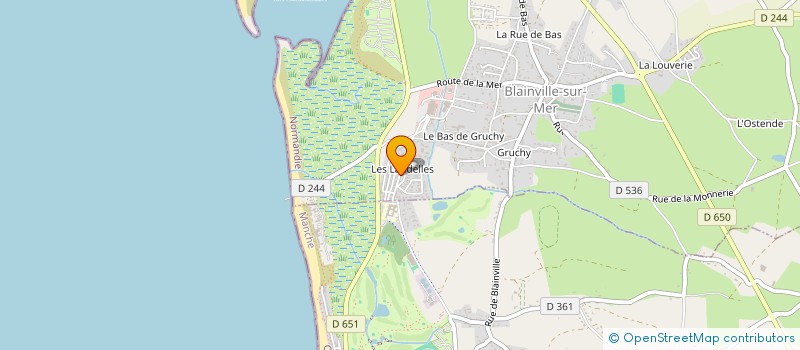 localisation de l'entreprise MONSIEUR CYRILLE LECROSNIER à BLAINVILLE-SUR-MER