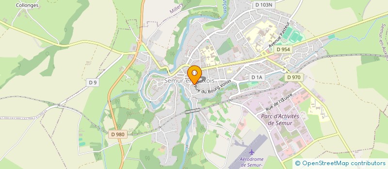 localisation de l'entreprise MONSIEUR CYRILLE LEFEVRE à SEMUR-EN-AUXOIS
