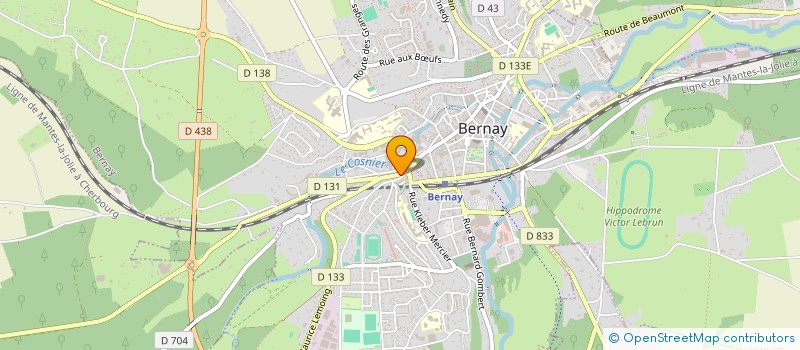 localisation de l'entreprise MONSIEUR CYRILLE LEGROS à BERNAY