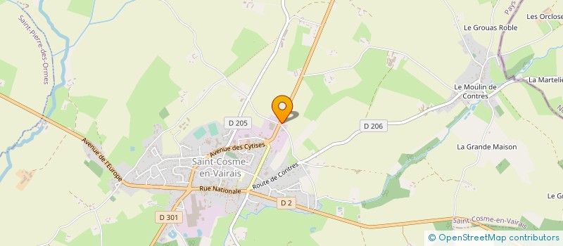 localisation de l'entreprise MONSIEUR CYRILLE LELARGE  SAINT-AIGNAN