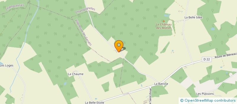 localisation de l'entreprise MONSIEUR CYRILLE LEMAIRE  VILLENEUVE-LES-GENETS