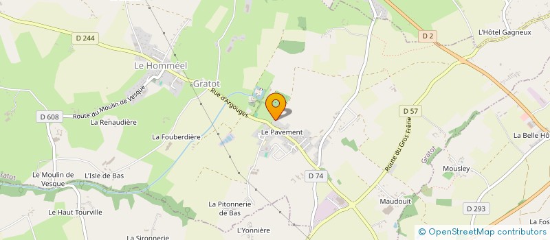 localisation de l'entreprise MONSIEUR CYRILLE LEPESQUEUX  GOUVILLE-SUR-MER