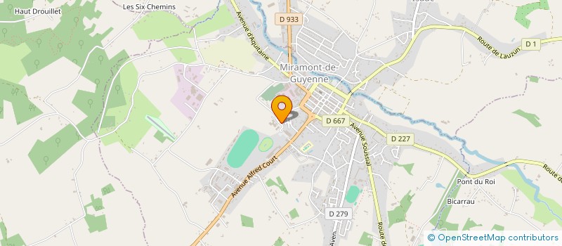 localisation de l'entreprise MONSIEUR CYRILLE LEROI  VILLEREAL