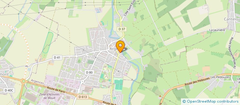 localisation de l'entreprise MONSIEUR CYRILLE LEROUX  ARGENCES