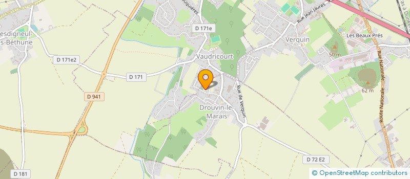 localisation de l'entreprise MONSIEUR CYRILLE LIAGRE  DROUVIN-LE-MARAIS