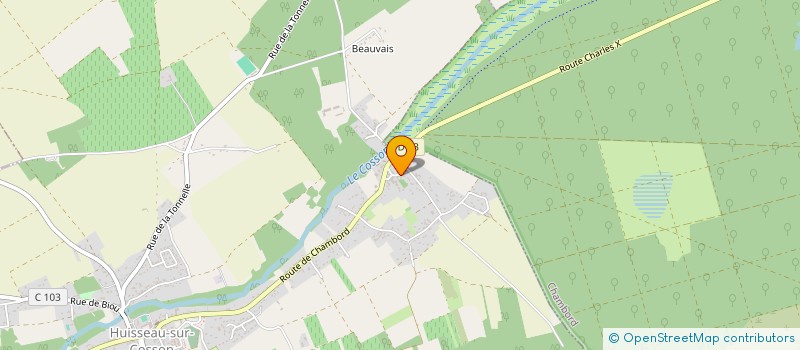 localisation de l'entreprise MONSIEUR CYRILLE LILOT  HUISSEAU-SUR-COSSON