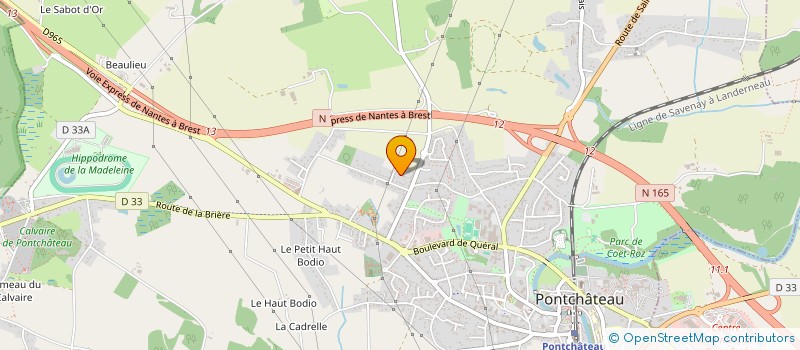 localisation de l'entreprise MONSIEUR CYRILLE LOQUET  PONTCHATEAU