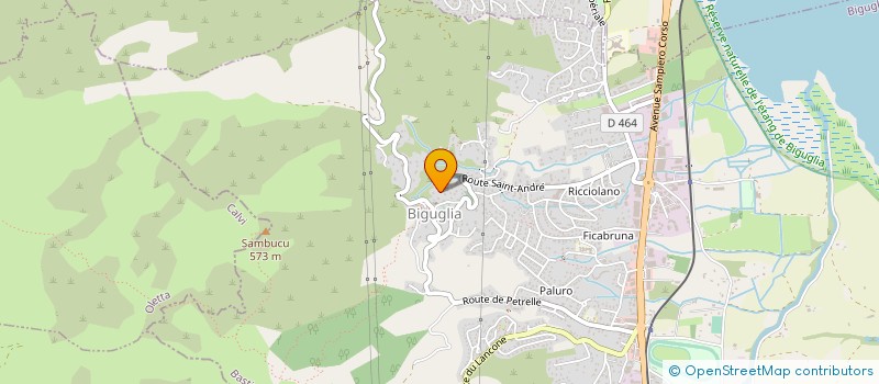 localisation de l'entreprise MONSIEUR CYRILLE LORENZI à BIGUGLIA
