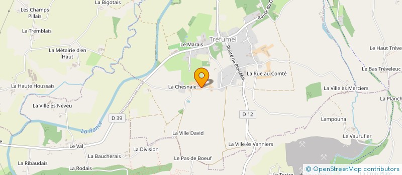 localisation de l'entreprise MONSIEUR CYRILLE LOUDEAC  TREFUMEL