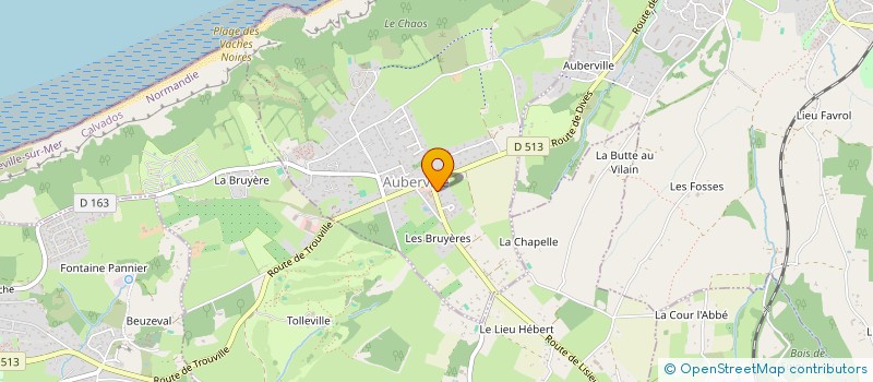 localisation de l'entreprise MONSIEUR CYRILLE LOUVET  AUBERVILLE