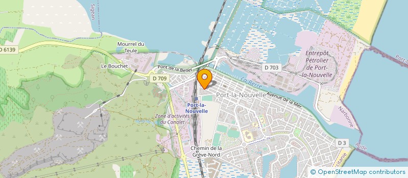 localisation de l'entreprise MONSIEUR CYRILLE MAINVIS  PORT-LA-NOUVELLE