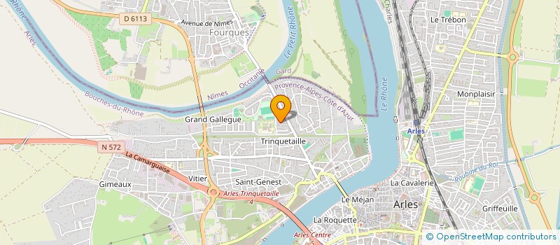 localisation de l'entreprise MONSIEUR CYRILLE MANCERON  ARLES