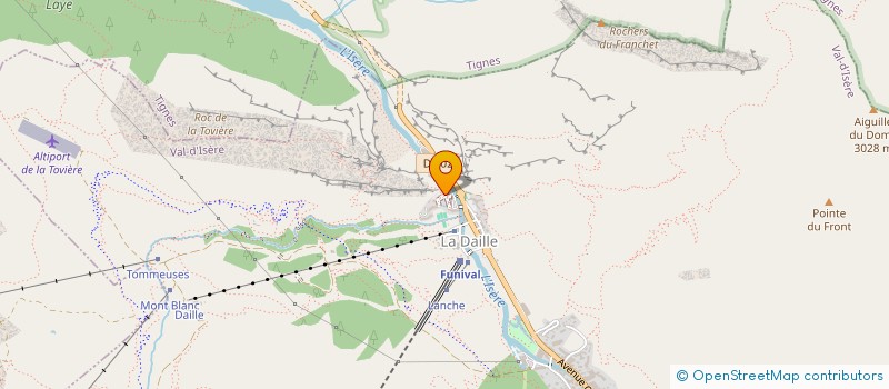 localisation de l'entreprise MONSIEUR CYRILLE MANCUSO  VAL-D'ISERE