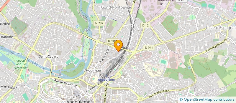 localisation de l'entreprise MONSIEUR CYRILLE MARCHESSON à ANGOULEME