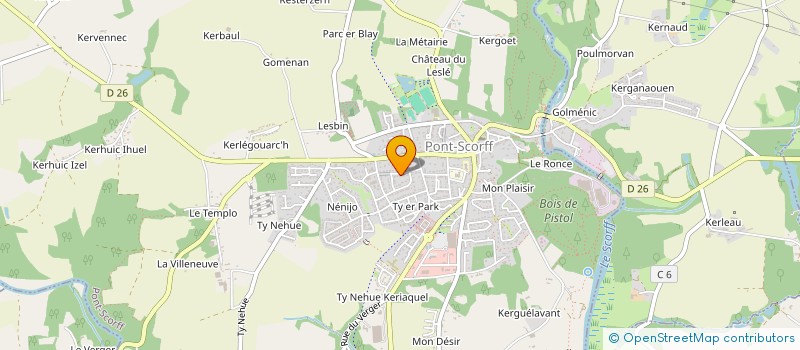 localisation de l'entreprise MONSIEUR CYRILLE MARIE à PONT-SCORFF