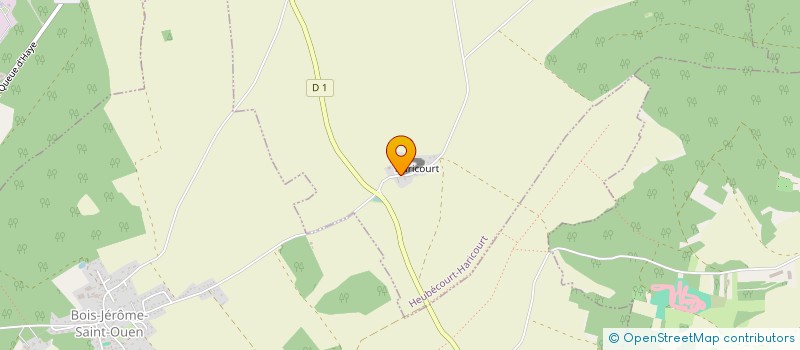 localisation de l'entreprise MONSIEUR CYRILLE MARIE  HEUBECOURT-HARICOURT