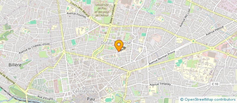 localisation de l'entreprise MONSIEUR CYRILLE MARLIN à PAU