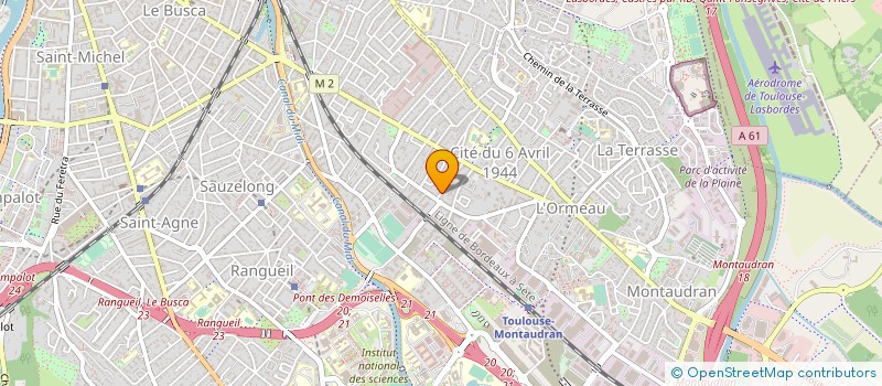 localisation de l'entreprise MONSIEUR CYRILLE MARTINEZ à TOULOUSE