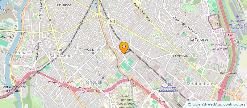 localisation de l'entreprise MONSIEUR CYRILLE MASSOT à TOULOUSE