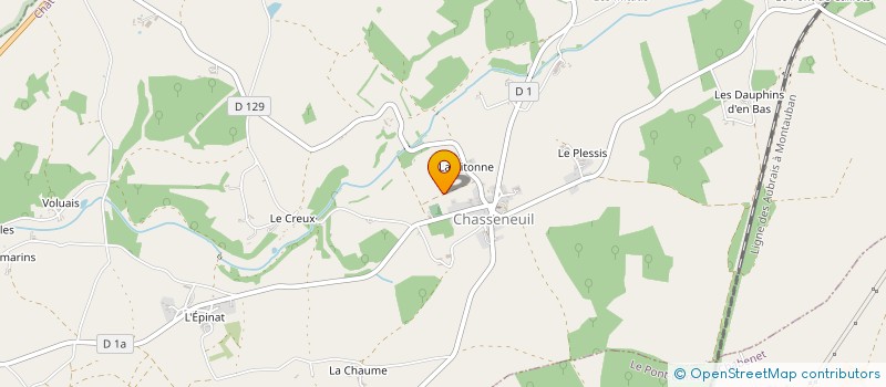 localisation de l'entreprise MONSIEUR CYRILLE MAYE à CHASSENEUIL