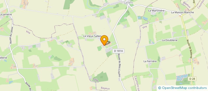 localisation de l'entreprise MONSIEUR CYRILLE MAZELINE  SALLEN