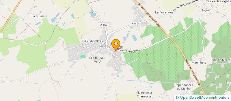 localisation de l'entreprise MONSIEUR CYRILLE MENAGER  SASSAY