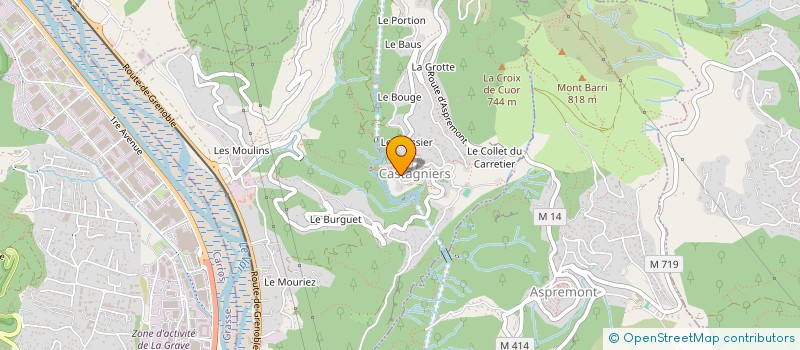 localisation de l'entreprise MONSIEUR CYRILLE MENEZ à CARROS