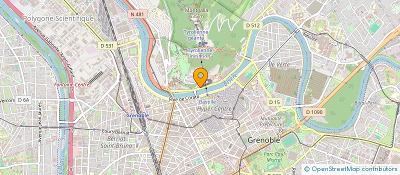 localisation de l'entreprise MONSIEUR CYRILLE MENNESSIER à GRENOBLE