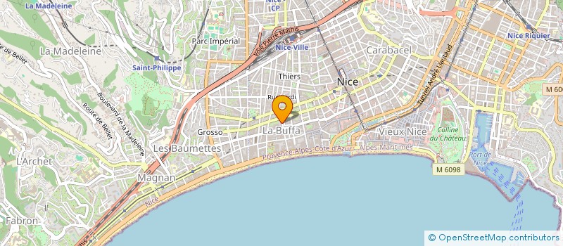 localisation de l'entreprise MONSIEUR CYRILLE MERCIER à NICE