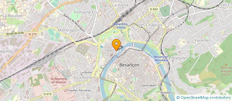 localisation de l'entreprise MONSIEUR CYRILLE MERCIER à BESANCON