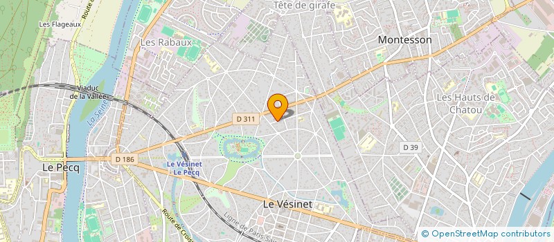 localisation de l'entreprise MONSIEUR CYRILLE MESCAM à LE VESINET