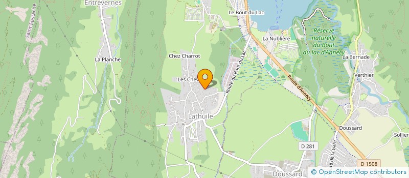 localisation de l'entreprise MONSIEUR CYRILLE MIGNOT  LATHUILE