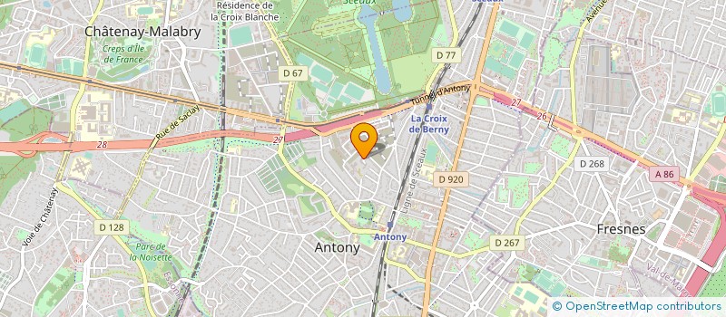 localisation de l'entreprise MONSIEUR CYRILLE MIROFLE à ANTONY