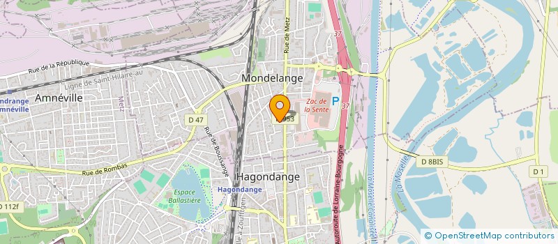 localisation de l'entreprise MONSIEUR CYRILLE MOIOLI  MONDELANGE