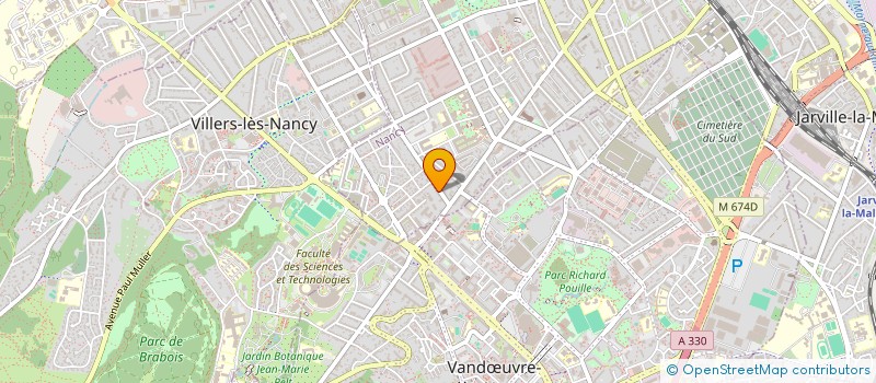 localisation de l'entreprise MONSIEUR CYRILLE MONTAGNE à NANCY