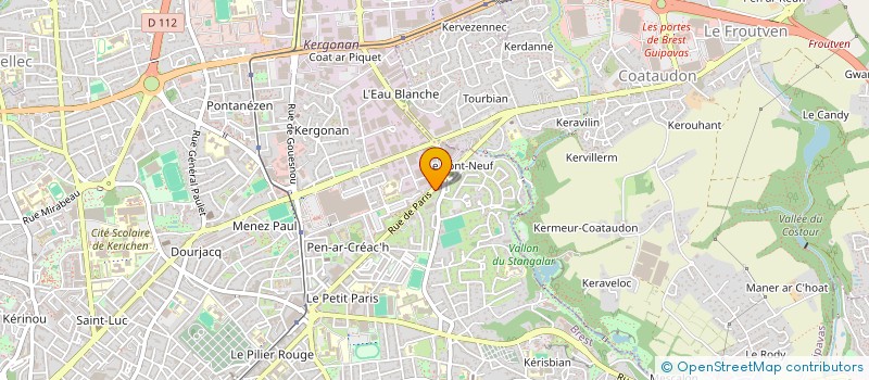 localisation de l'entreprise MONSIEUR CYRILLE MORVAN à BREST