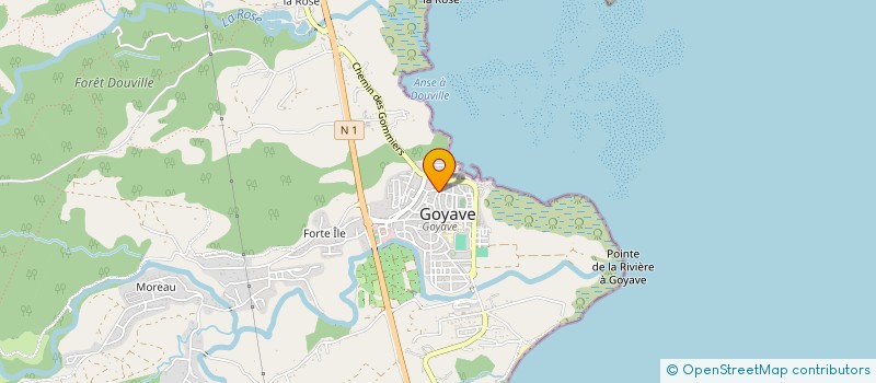 localisation de l'entreprise MONSIEUR CYRILLE MOURINET à GOYAVE