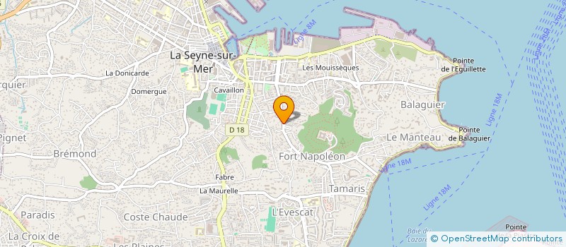 localisation de l'entreprise MONSIEUR CYRILLE MUSSIER à LA SEYNE-SUR-MER