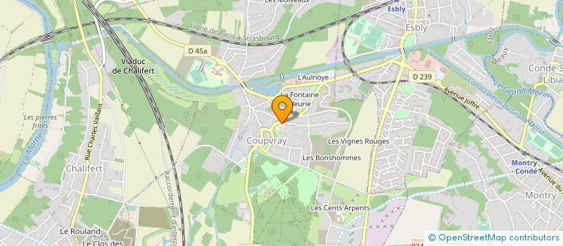 localisation de l'entreprise MONSIEUR CYRILLE NICOL  COUPVRAY