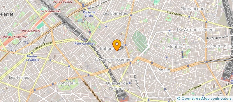 localisation de l'entreprise MONSIEUR CYRILLE NLOGA  PARIS